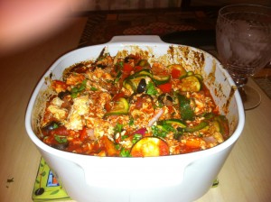 Garlicky Chicken Casserole